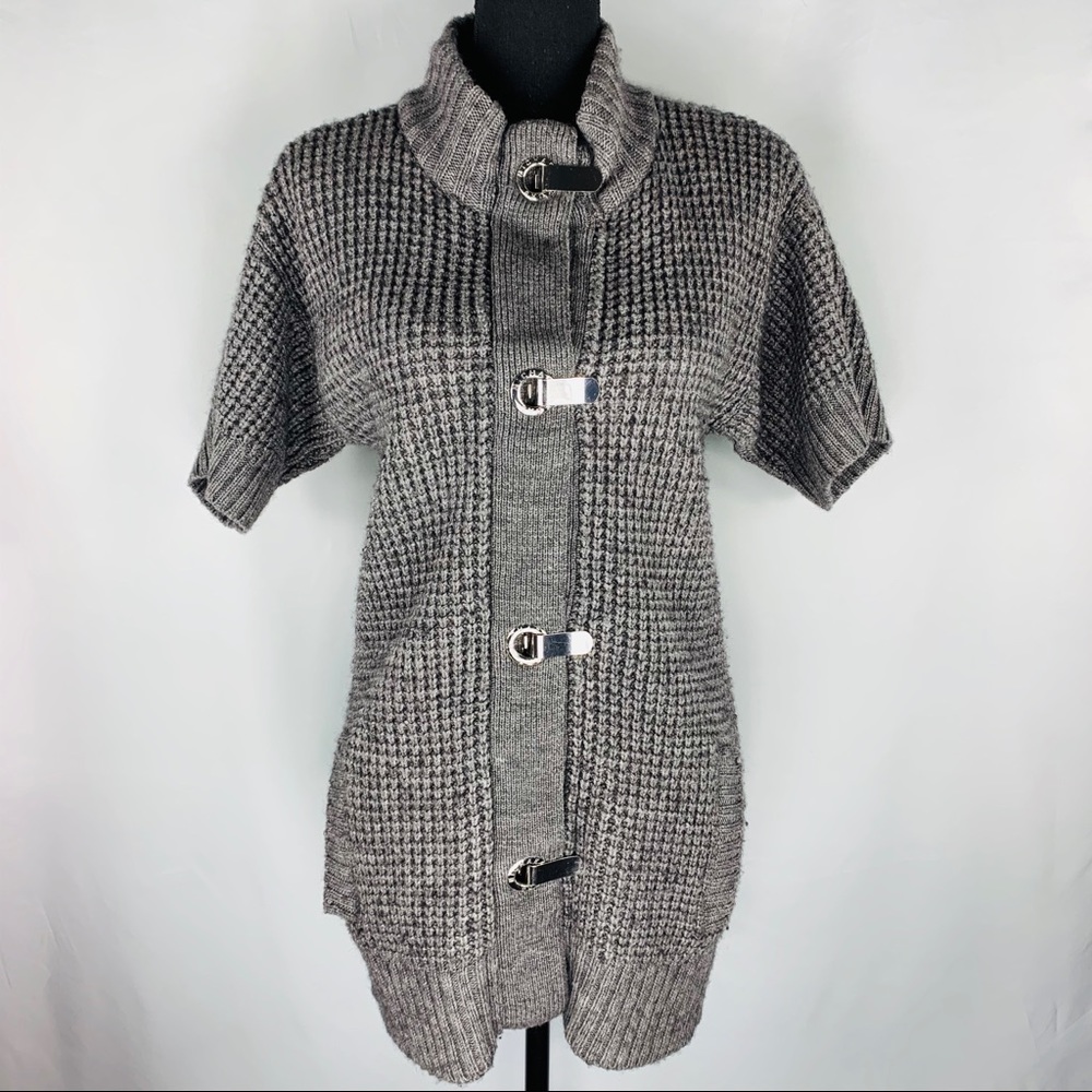 Michael Michael Kors Knit Cardigan Gray Women SM